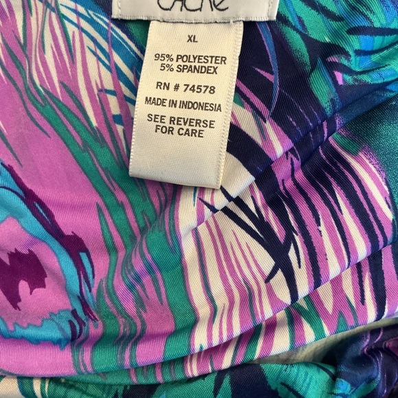 Colorful Abstract Print Top - Picture 8 of 8